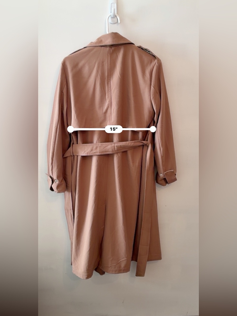 Blank NYC Tan Belted Trench Coat